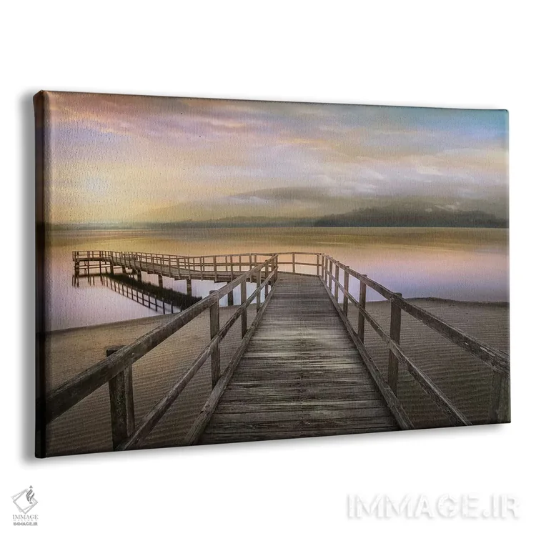 تابلو صبحگاهی کنار دریاچه اثر مایک کالاسیبتا - نمای پرسپکتیو محصول