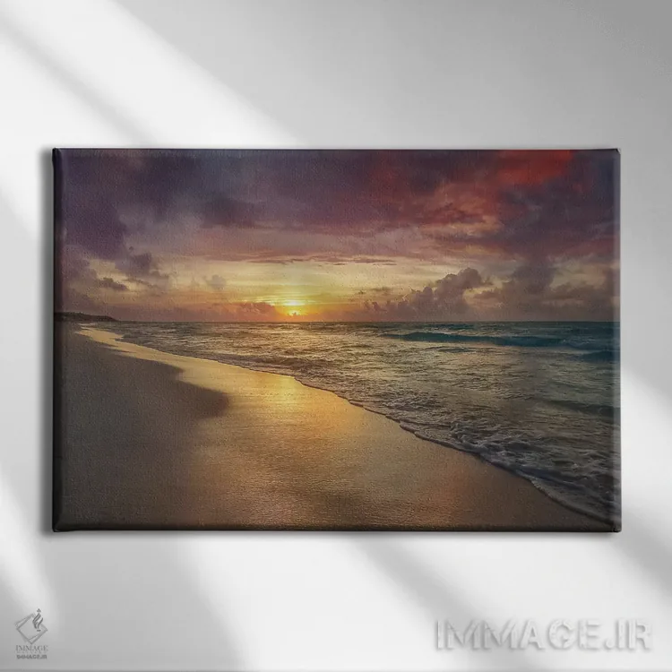 تابلو هارمونی اثر مایک کالاسیبتا - نمای روبهرو روی دیوار