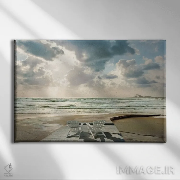 تابلو نمای ما اثر مایک کالاسیبتا - نمای روبهرو روی دیوار