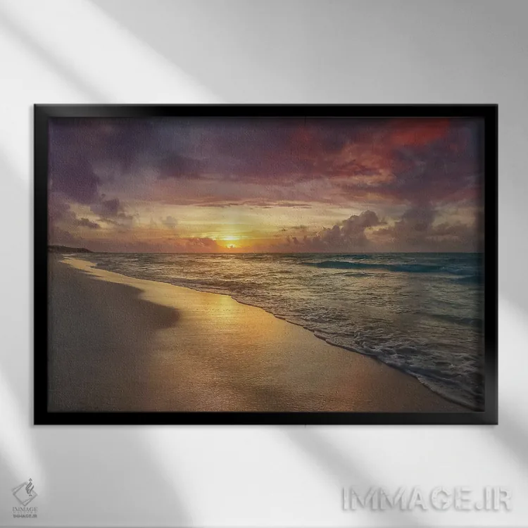 تابلو هارمونی اثر مایک کالاسیبتا - نمای قابدار مشکی