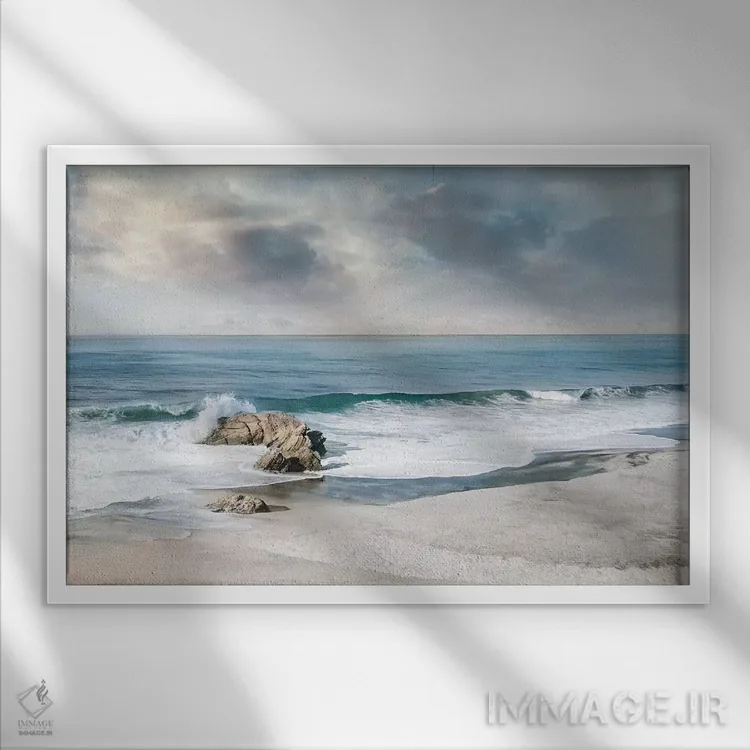 تابلو لحظهای ابدی اثر مایک کالاسیبتا - نمای قابدار سفید