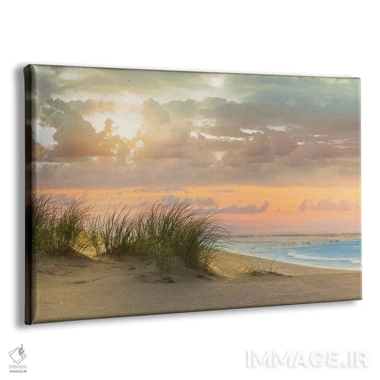 تابلو علفهای دریایی و گرگومیش اثر مایک کالاسیبتا - نمای پرسپکتیو محصول