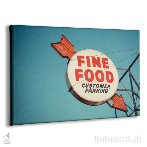تابلو رستوران قدیمی III اثر ریکپچریست (نام مستعار هنری - اشاره به بازیابی تصاویر) - نمای پرسپکتیو محصول