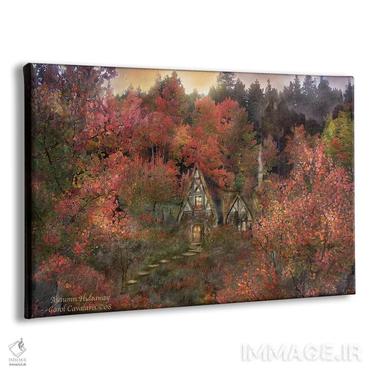 تابلو آشیانهٔ پاییزی اثر کارول کاوالاریس - نمای پرسپکتیو محصول