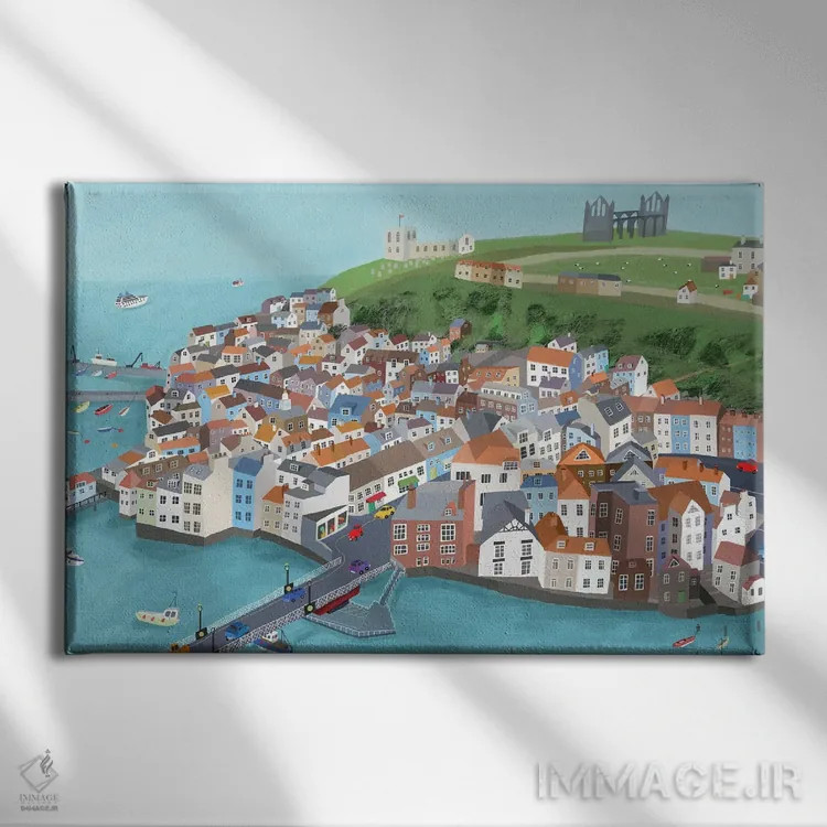 تابلو ویتبی اثر کارلا دالی - نمای روبهرو روی دیوار