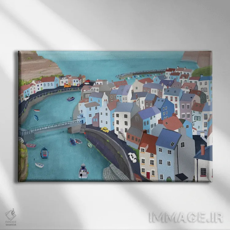 تابلو استیث (قسمت اول) اثر کارلا دالی - نمای روبهرو روی دیوار