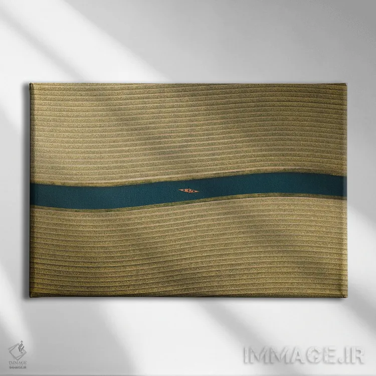 تابلو مزرعهٔ طلایی اثر آندریا کاروزو - نمای روبهرو روی دیوار