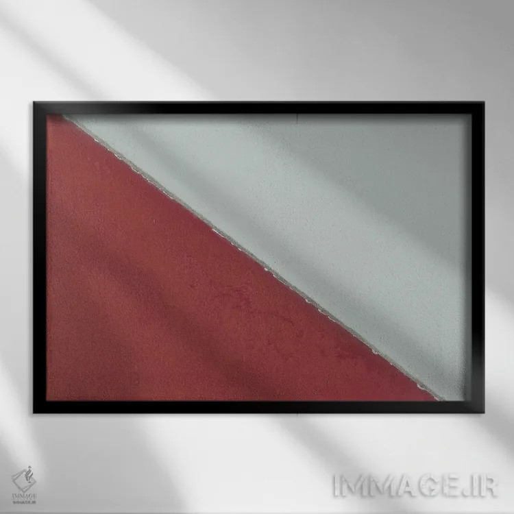 تابلو دوگانگی نمک اثر آندریا کاروزو - نمای قابدار مشکی