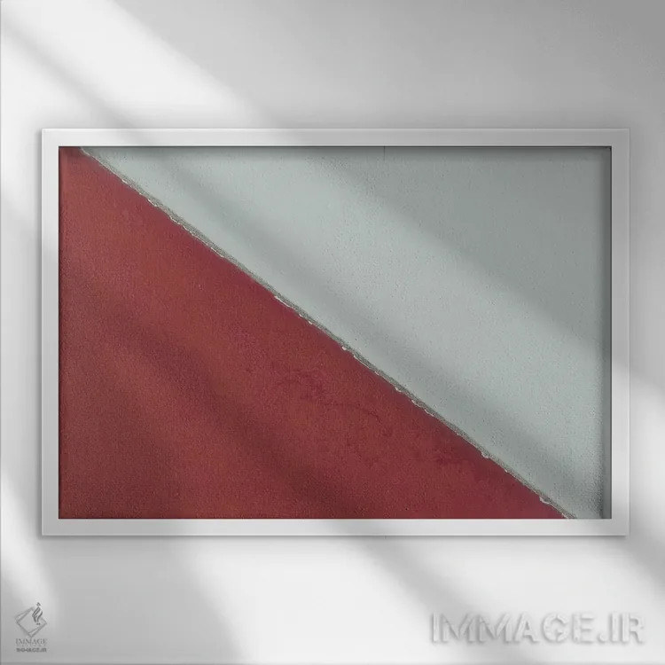 تابلو دوگانگی نمک اثر آندریا کاروزو - نمای قابدار سفید