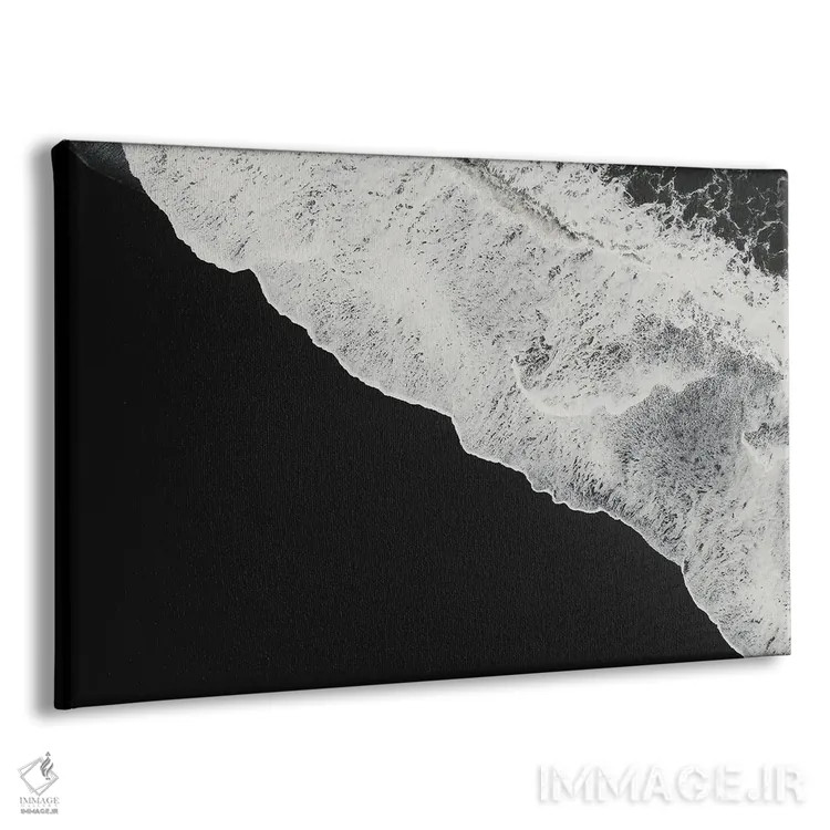 تابلو ساحل سیاه اثر آندریا کاروزو - نمای پرسپکتیو محصول