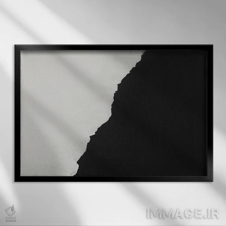 تابلو جدایی تیز اثر آندریا کاروزو - نمای قابدار مشکی