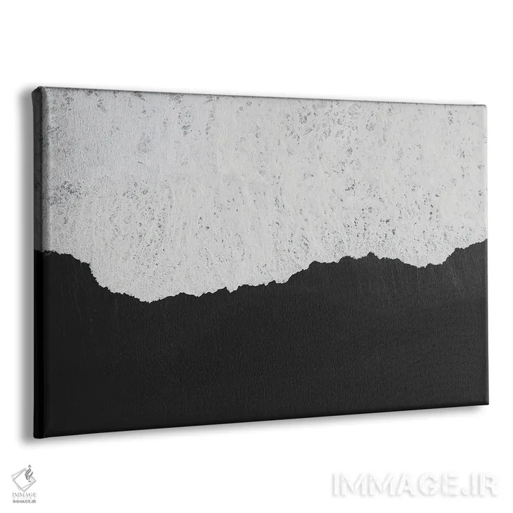 تابلو موس سفید اثر آندریا کاروزو - نمای پرسپکتیو محصول