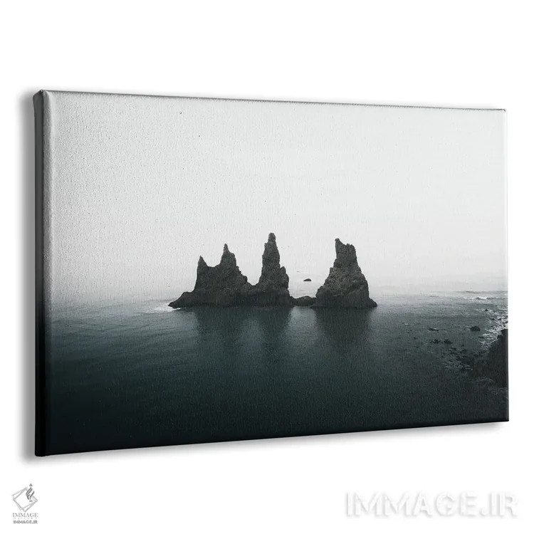 تابلو صخرههای وحشی اثر آندریا کاروزو - نمای پرسپکتیو محصول