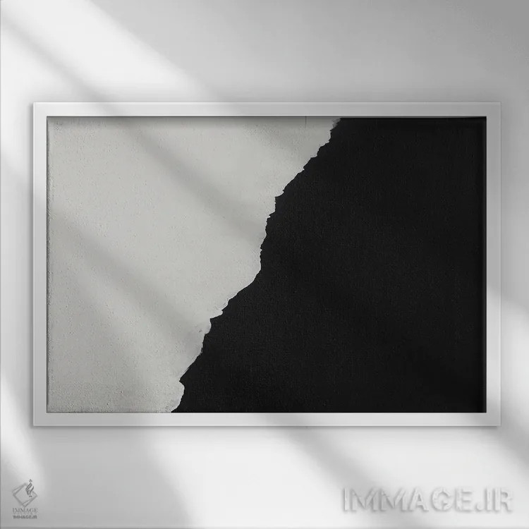 تابلو جدایی تیز اثر آندریا کاروزو - نمای قابدار سفید
