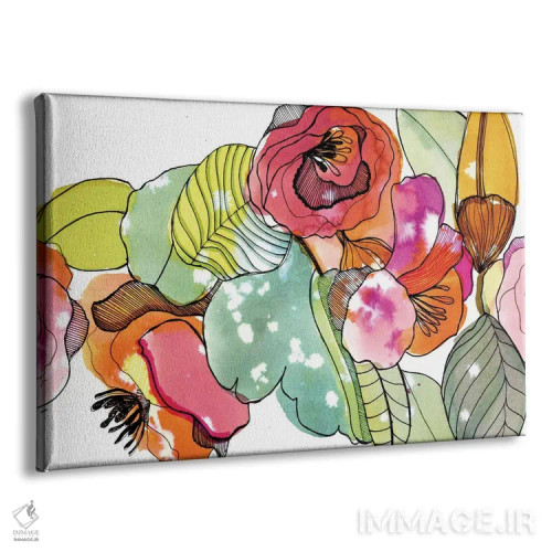 تابلو تاج گل اثر کایِنا بلانکا - نمای پرسپکتیو محصول