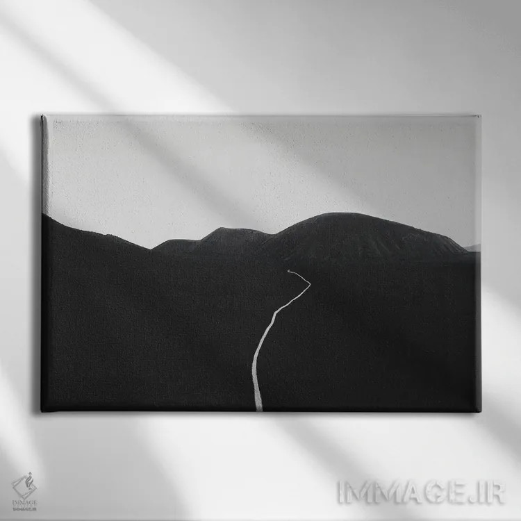 تابلو درهٔ تاریک اثر آندریا کاروزو - نمای روبهرو روی دیوار