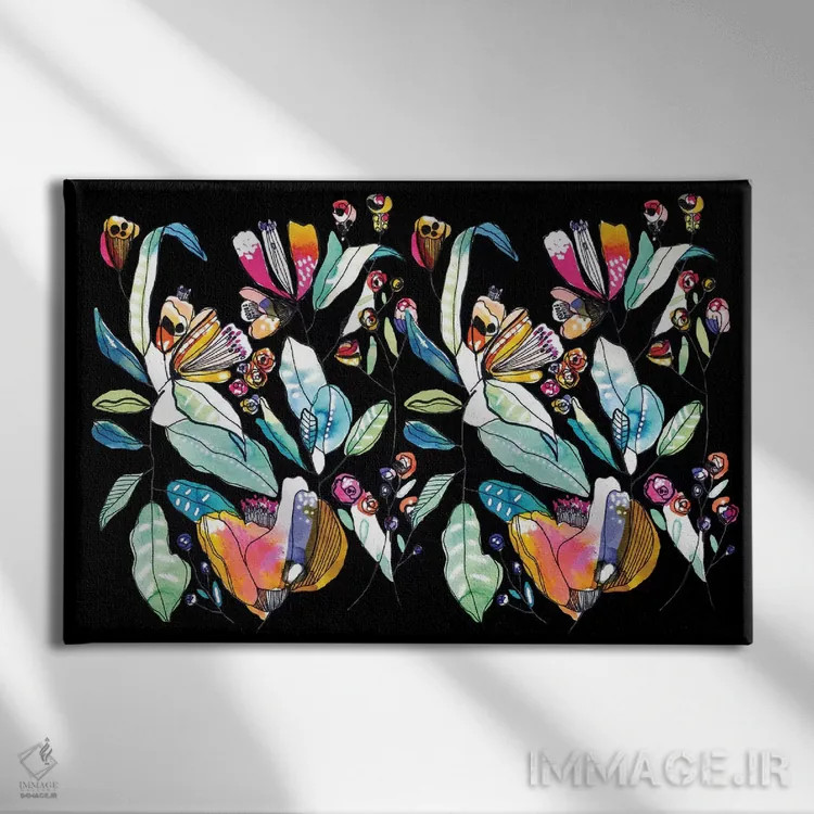 تابلو وحشی اثر کایِنا بلانکا - نمای روبهرو روی دیوار