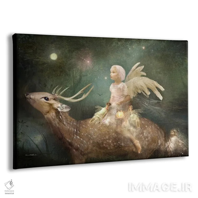 تابلو فرستادهٔ آسمانی اثر شارلوت بیرد - نمای پرسپکتیو محصول