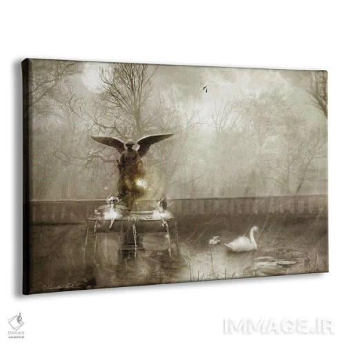 تابلو میان زمین و آسمان اثر شارلوت بیرد - نمای پرسپکتیو محصول