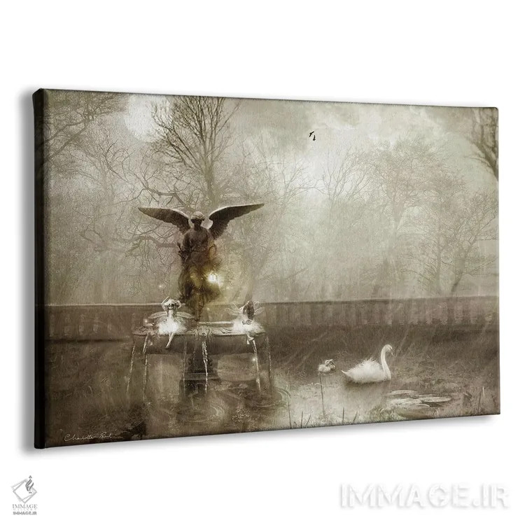 تابلو میان زمین و آسمان اثر شارلوت بیرد - نمای پرسپکتیو محصول