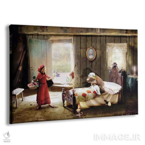 تابلو شنلقرمزی اثر شارلوت بیرد - نمای پرسپکتیو محصول