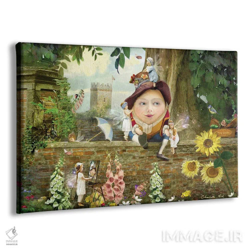 تابلو بامزه (اشاره به همپتی دامپتی) اثر شارلوت بیرد - نمای پرسپکتیو محصول