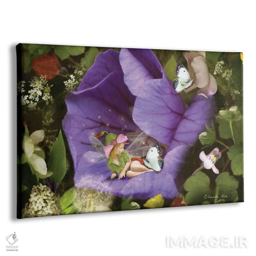 تابلو باغ تابستانی اثر شارلوت بیرد - نمای پرسپکتیو محصول