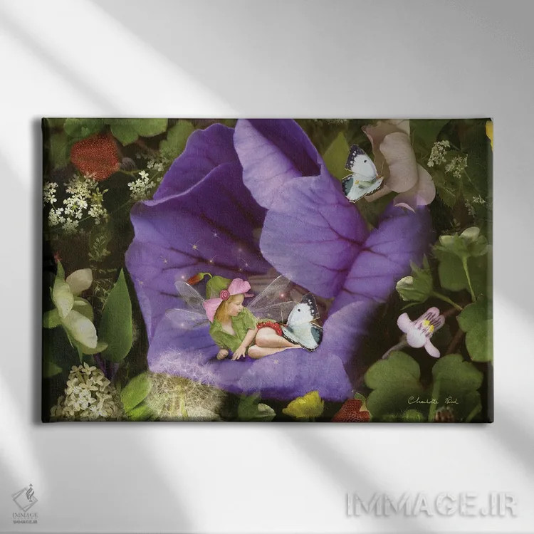 تابلو باغ تابستانی اثر شارلوت بیرد - نمای روبهرو روی دیوار