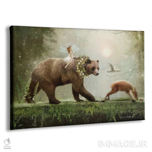 تابلو جادهٔ جنگلی (جزئیات) اثر شارلوت بیرد - نمای پرسپکتیو محصول