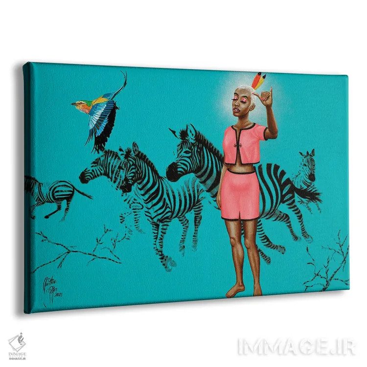 تابلو آرامش خود را حفظ کن اثر کریستین بییر - نمای پرسپکتیو محصول