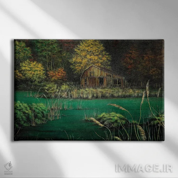 تابلو خاطرات خوب اثر کالر بای فلیکز (نام هنرمند) - نمای روبهرو روی دیوار