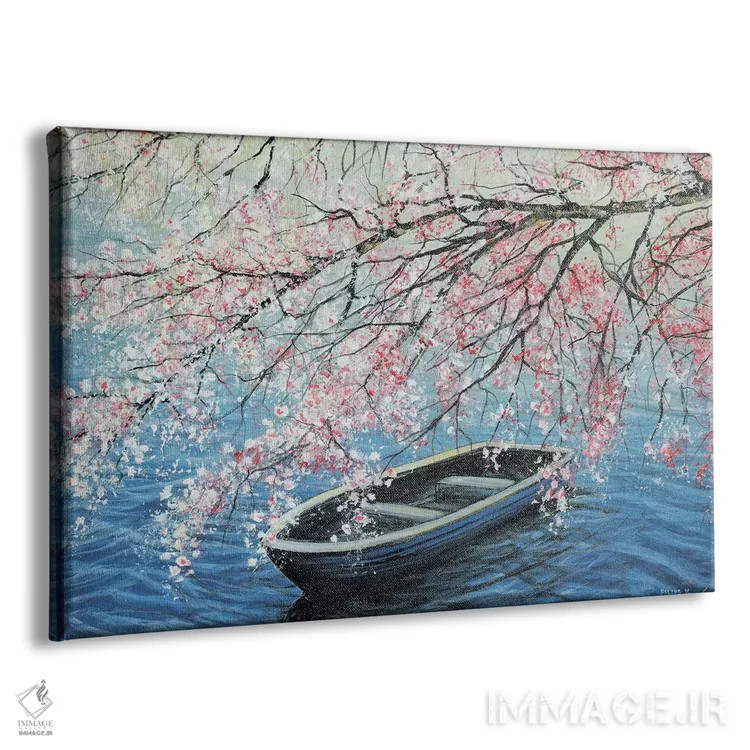 تابلو شکوفههای گیلاس اثر کالر بای فلیکز (نام هنرمند) - نمای پرسپکتیو محصول