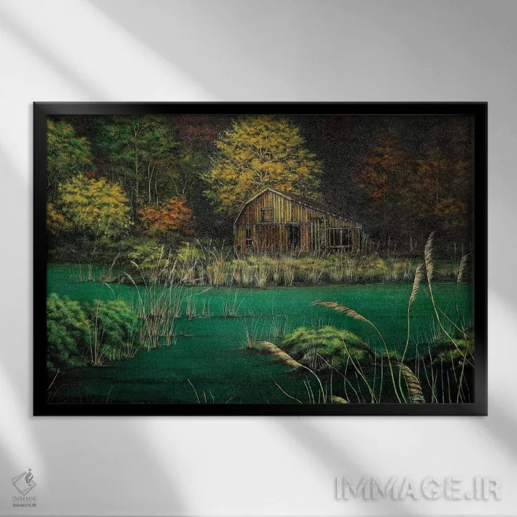 تابلو خاطرات خوب اثر کالر بای فلیکز (نام هنرمند) - نمای قابدار مشکی