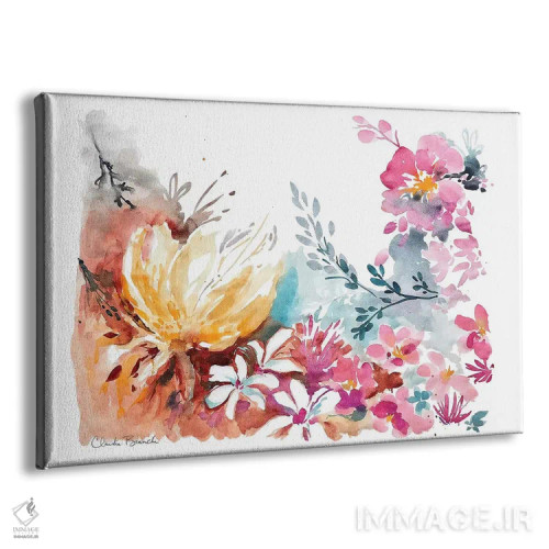 تابلو پاشش شکوفهها اثر کلودیا بیانکی - نمای پرسپکتیو محصول