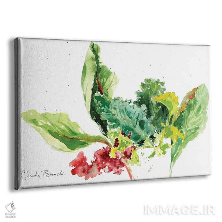 تابلو سبزیهای باغچه اثر کلودیا بیانکی - نمای پرسپکتیو محصول