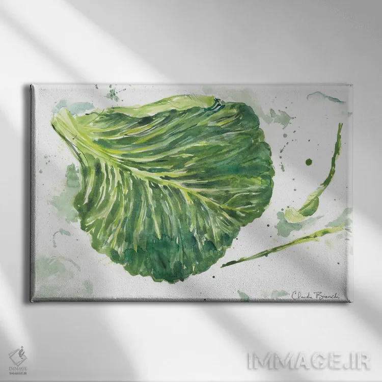 تابلو باغ کلم اثر کلودیا بیانکی - نمای روبهرو روی دیوار