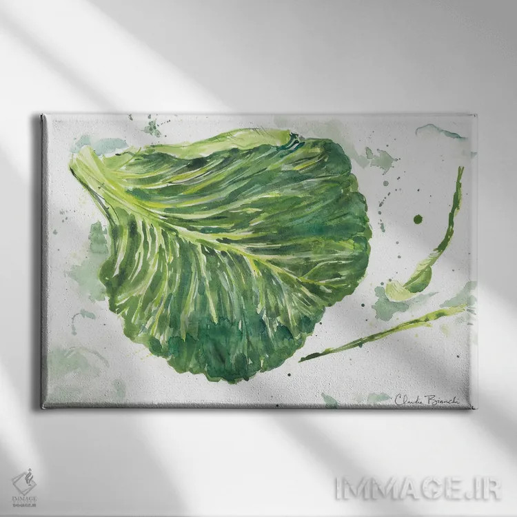 تابلو باغ کلم اثر کلودیا بیانکی - نمای روبهرو روی دیوار