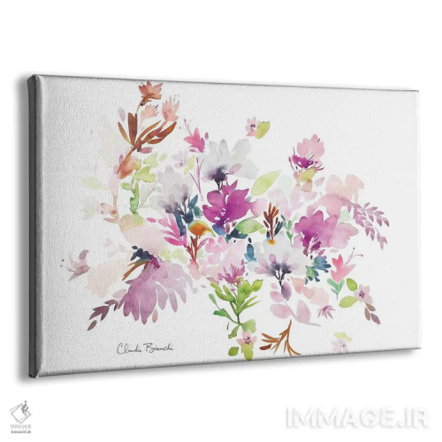 تابلو گلهای پشمالو اثر کلودیا بیانکی - نمای پرسپکتیو محصول