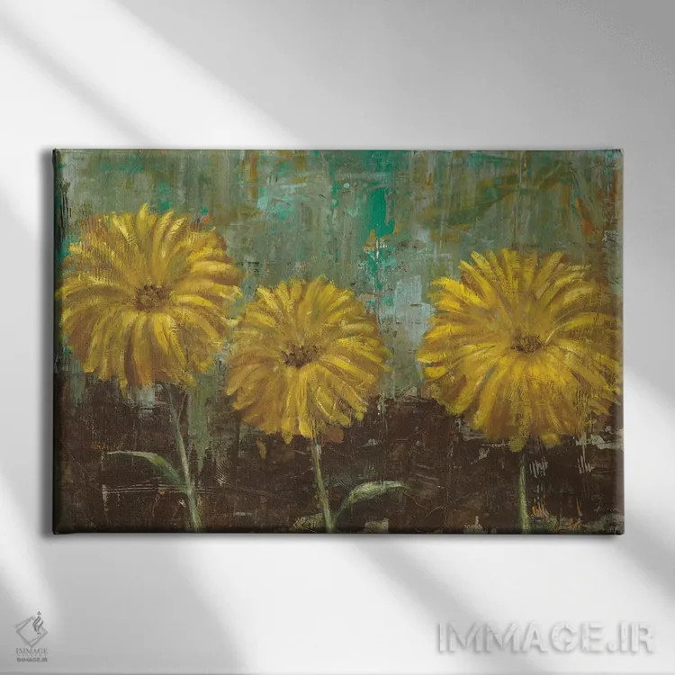 تابلو طلای صبحگاهی ۲ اثر کارول بلک - نمای روبهرو روی دیوار