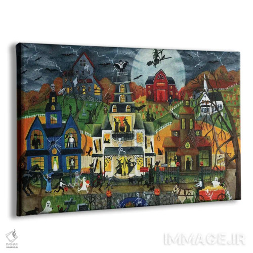 تابلو خیابان ترسناک (شریل بارتلی) اثر شریل بارتلی - نمای پرسپکتیو محصول