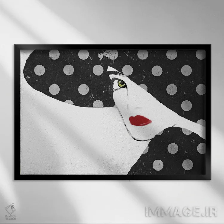 تابلو لانهٔ زنان IV اثر ساشا - نمای قابدار مشکی