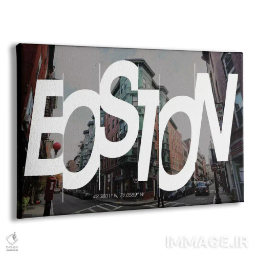 تابلو 71° W),بوستون (۴۲.۳ شمالی، ۷۱ غربی) اثر فایو بای فایو کالکتیو - نمای پرسپکتیو محصول