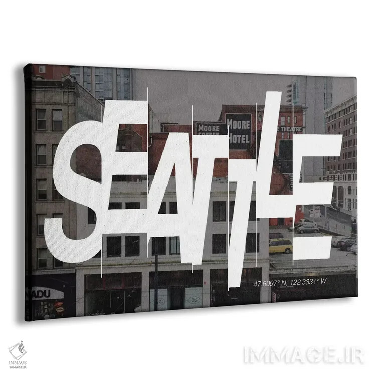 تابلو 122.3° W),سیاتل (۴۷.۶ شمالی، ۱۲۲.۳ غربی) اثر فایو بای فایو کالکتیو - نمای پرسپکتیو محصول