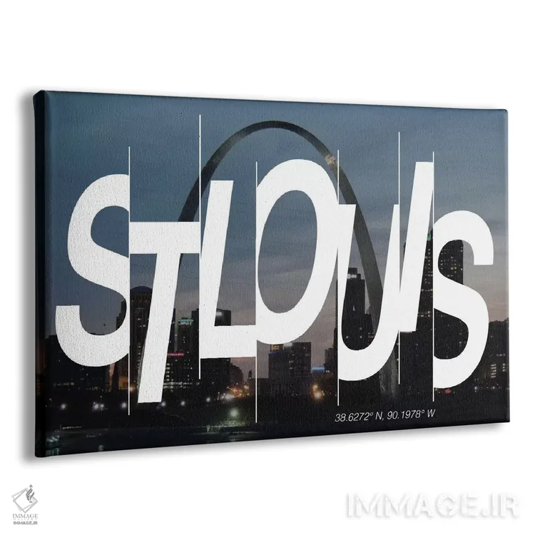 تابلو 90.1° W),سنت لوئیس (۳۸.۶ شمالی، ۹۰.۱ غربی) اثر فایو بای فایو کالکتیو - نمای پرسپکتیو محصول