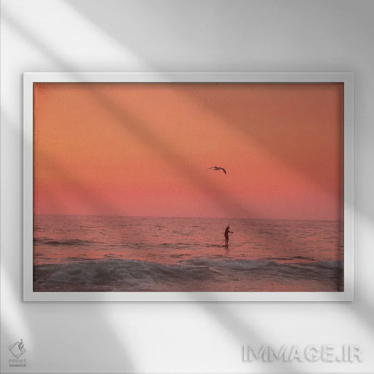 تابلو دوست صمیمی (Best Friend Forever) اثر شارلوت کرد - نمای قابدار سفید