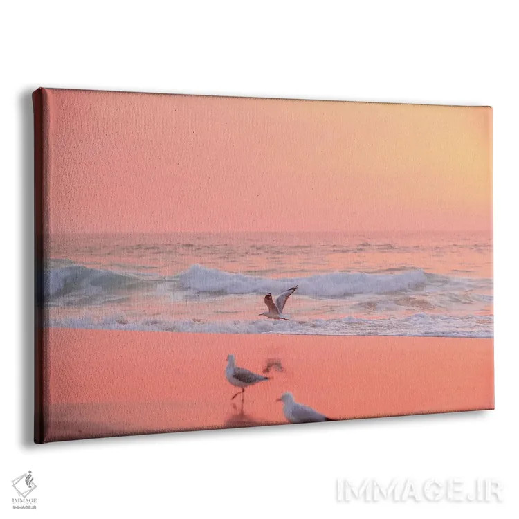 تابلو زندگی پرندهها اثر شارلوت کرد - نمای پرسپکتیو محصول