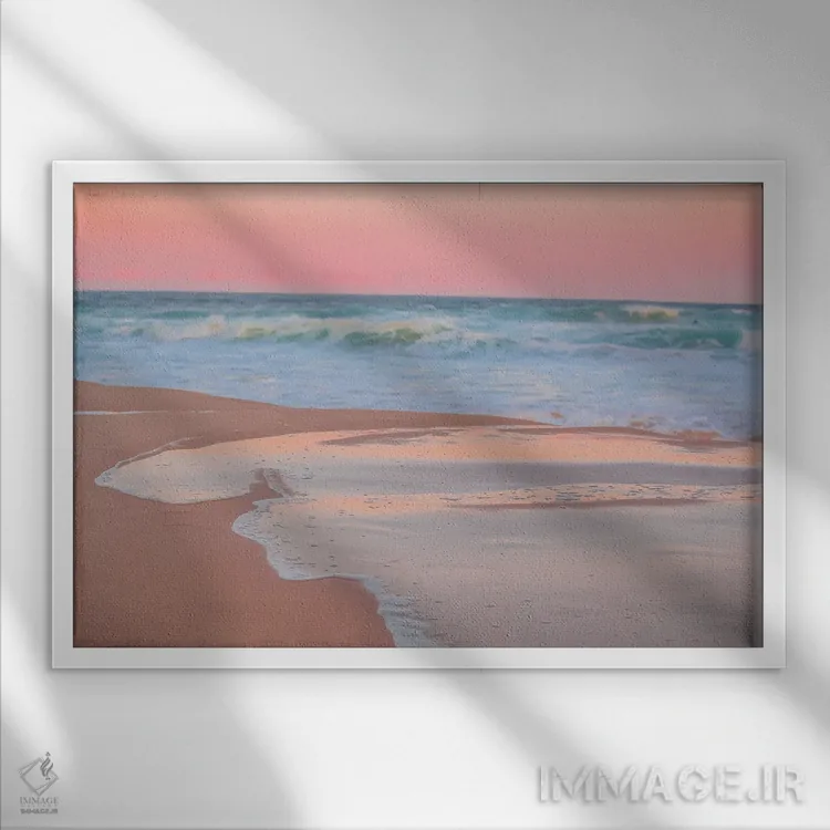 تابلو مورد علاقه اثر شارلوت کرد - نمای قابدار سفید