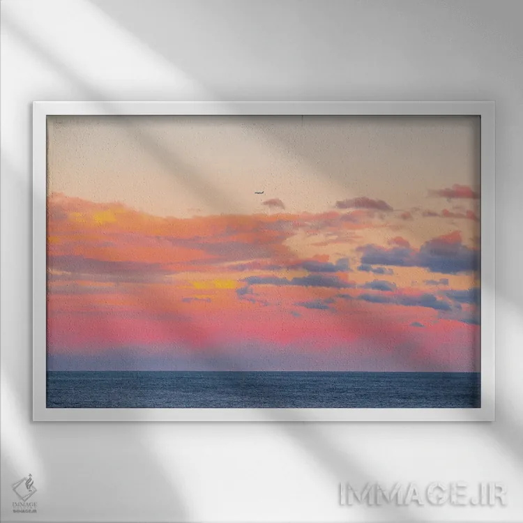 تابلو رویای عمیق اثر شارلوت کرد - نمای قابدار سفید