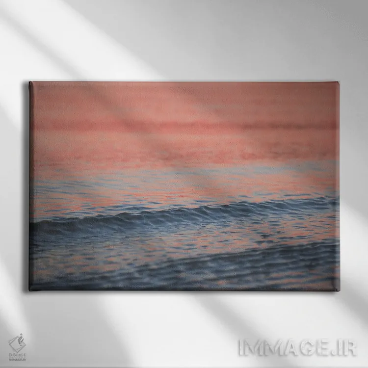 تابلو موجچههای کوچک اثر شارلوت کرد - نمای روبهرو روی دیوار