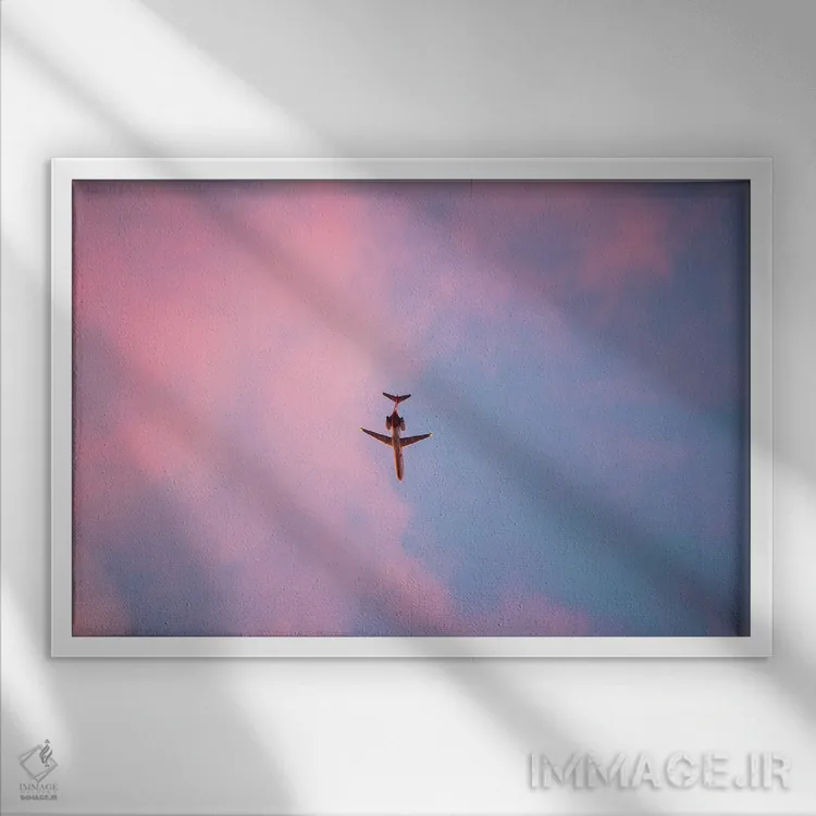 تابلو پیش از قرنطینه اثر شارلوت کرد - نمای قابدار سفید